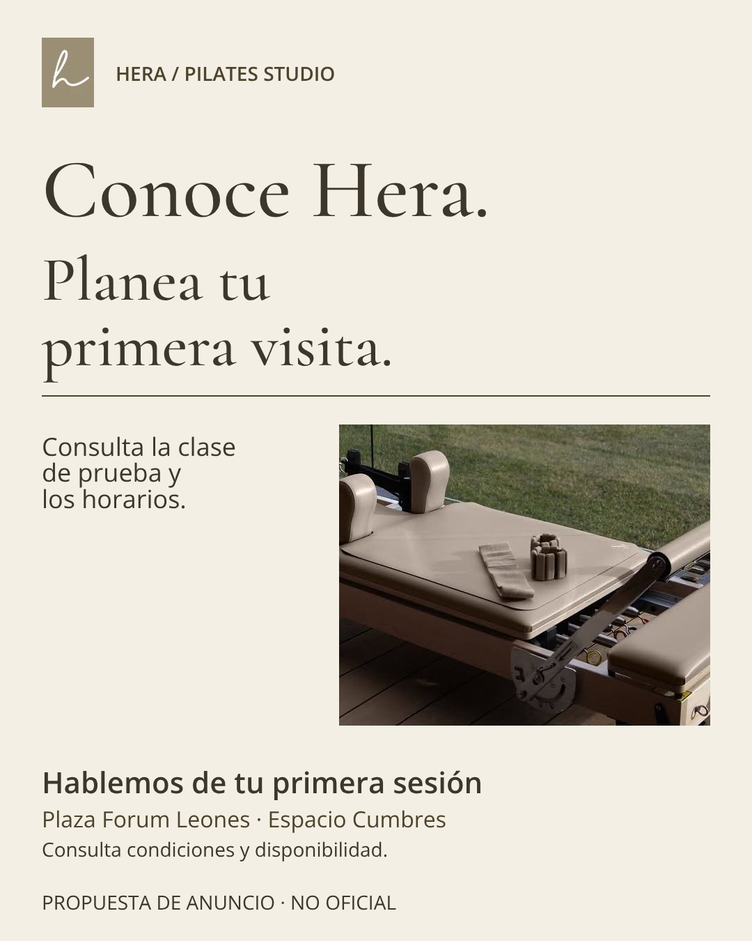 Propuesta de anuncio no oficial para Hera. Reutiliza el arte del primer post de muestra con etiqueta de anuncio. La campaña no está activa.